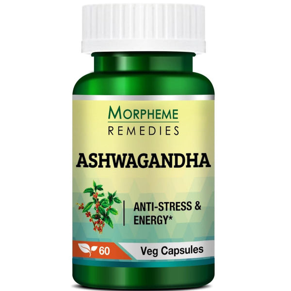 Ashwagandha Withania Somnifera Pure Extract 500 mg - 60 Veg Capsules