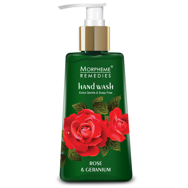 Hand Wash Rose & Geranium, Anti Bacterial, 250ml